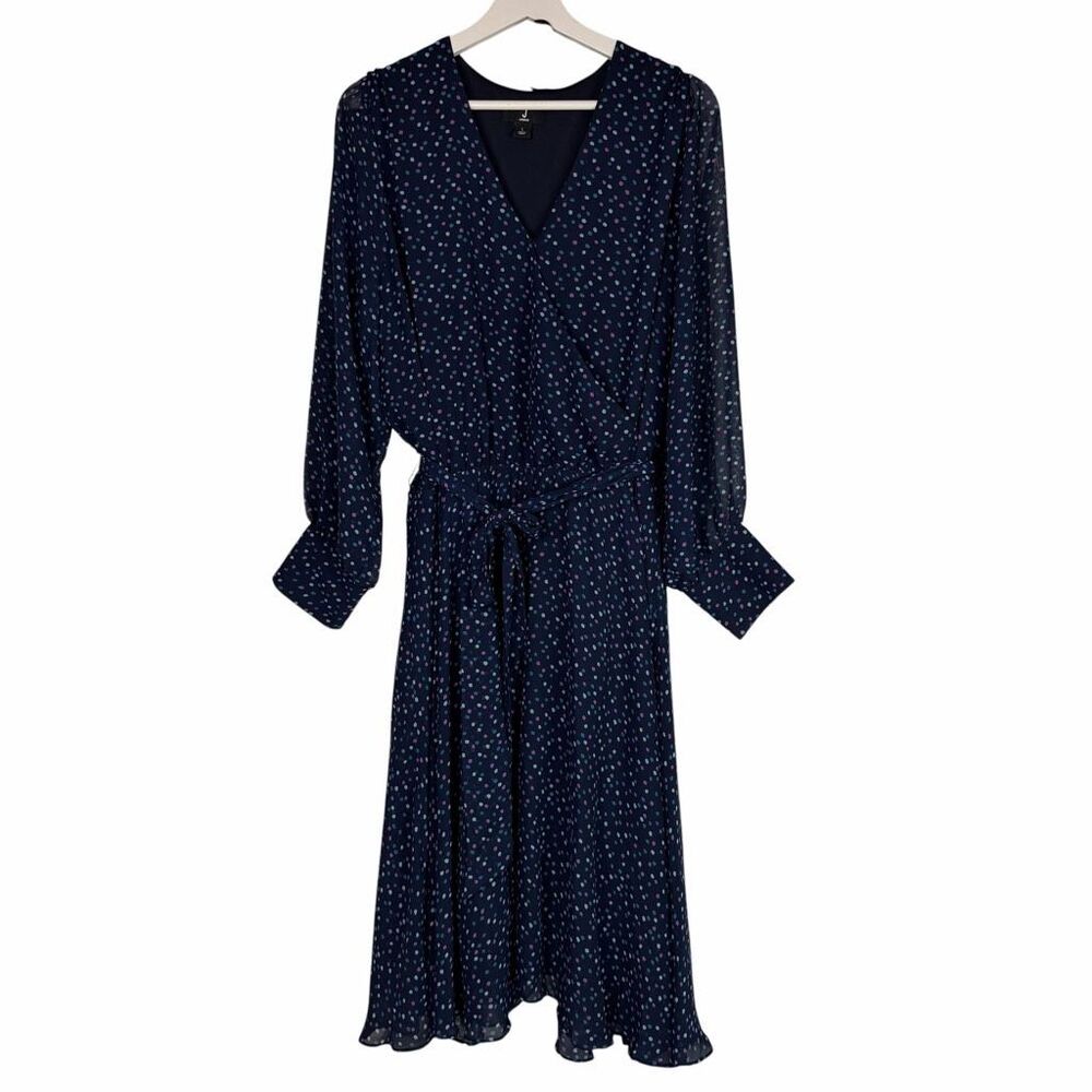 Jason Wu Printed Dress with Shirred Skirt size Large